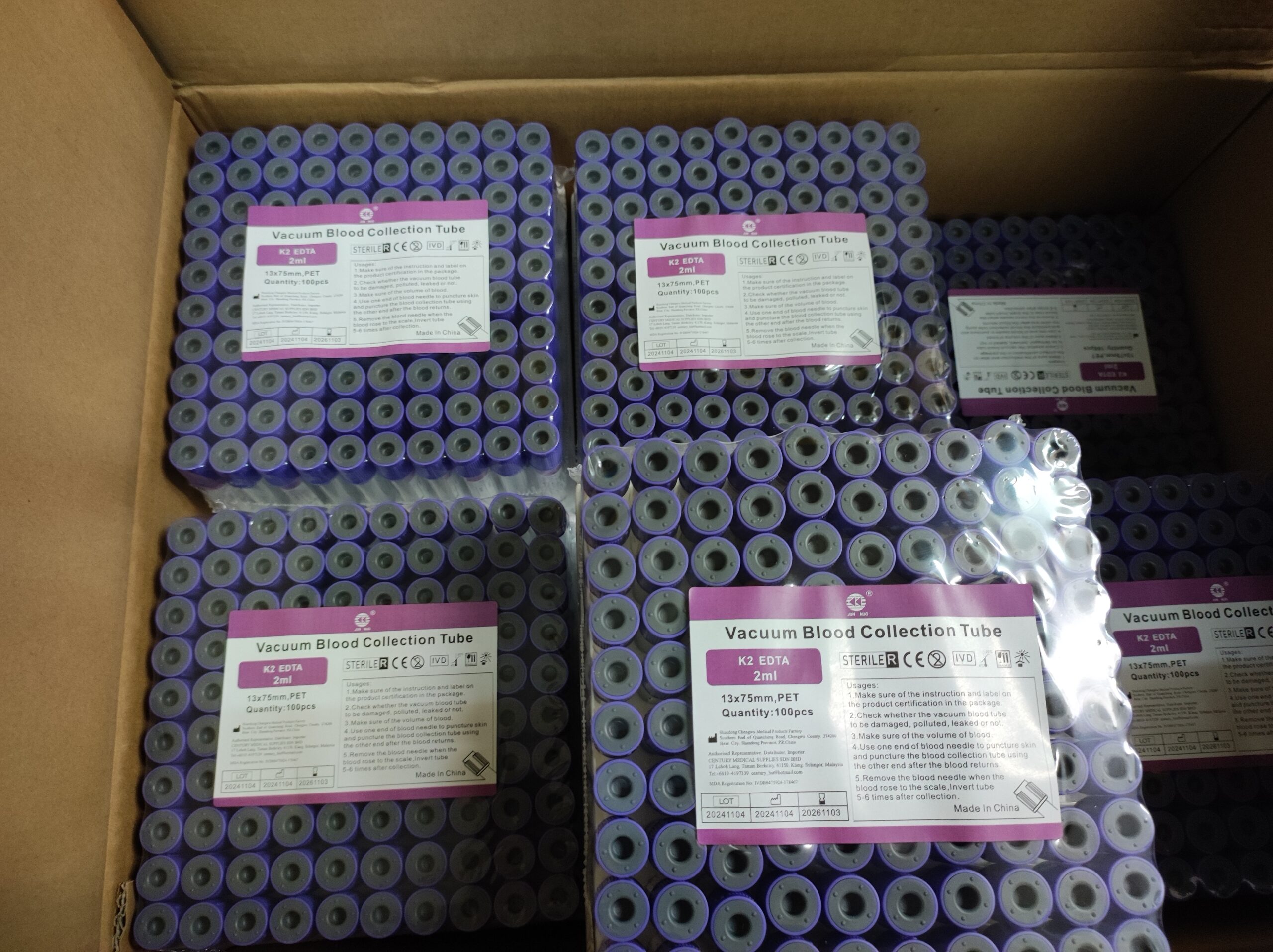 EDTA Blood Collection Tube