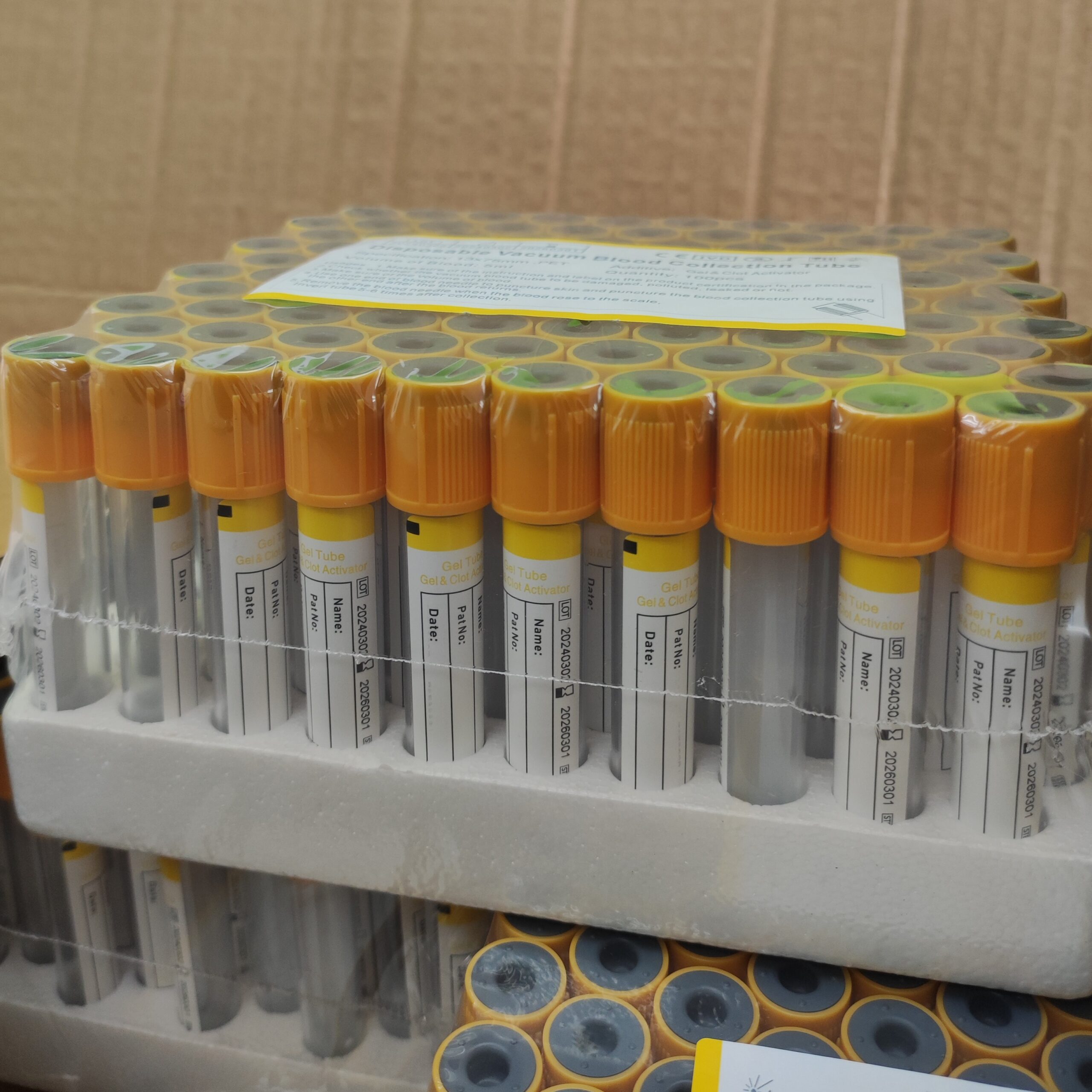 SST Blood Collection Tube