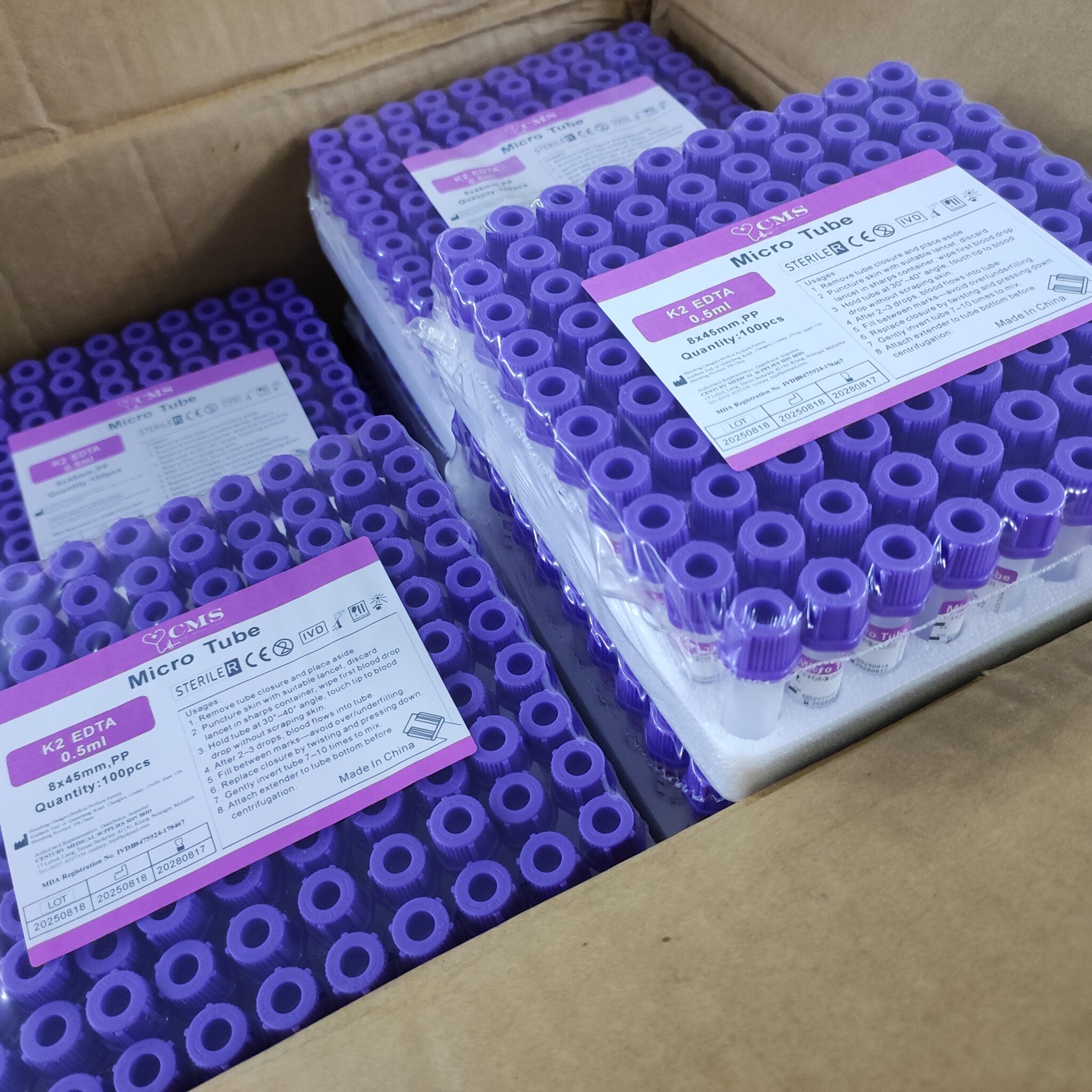 Micro Collection Additives Micro Blood Collection Tubes | EDTA, Lithium Heparin, Serum